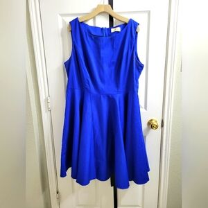 Royal Blue Cocktail Dress - Size 2X